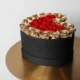 Heart Black Box | 24K Gold & Red Roses