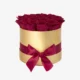 Classic Gold Box | Burgundy Roses