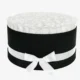 Deluxe Black Box | White Roses