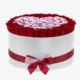 Deluxe Mirror Silver Box | Red & Pink Gold | Heart