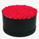 Deluxe Black Box | Hot Pink Roses
